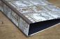Preview: Solid folder linen edges world map Papeterie Schreibweise